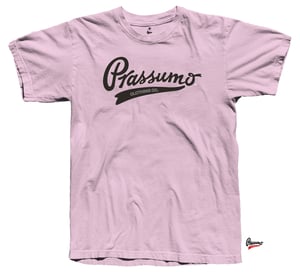 Image of Prassumo script tee in pink