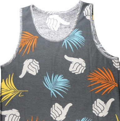 CAMISETA BRO STYLE TROPIC PRINT TANK EN REBAJAS