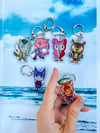 ACNH: Small Glittering Friends Keychains