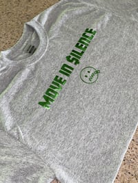 Image 2 of Move in $ilence (Metallic Money Green)