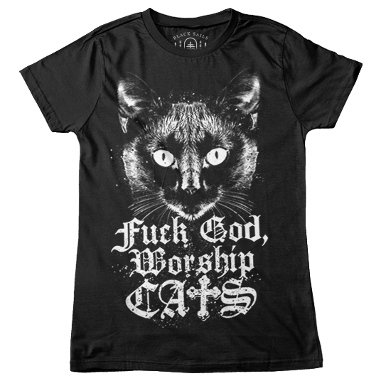 Image of WORSHIP CATS TEE