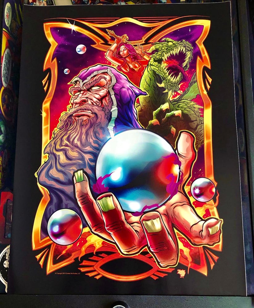 Image of 18” x 24” SPC Pinball Art Print 