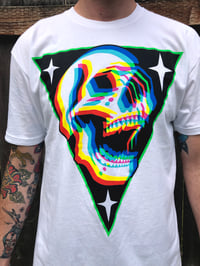 Image 1 of "Skull and Stars" T-shirt