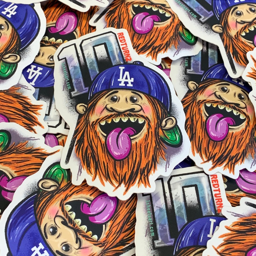 3 Sheets "REDTURN2" Matte Sticker