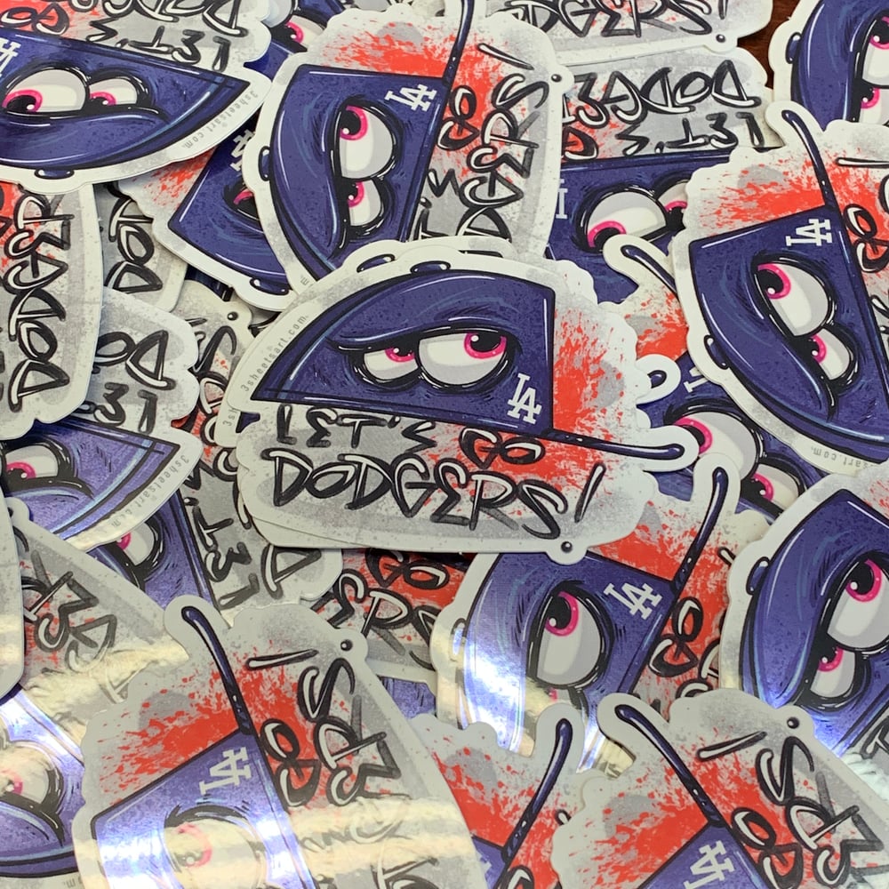 3 Sheets "Cap Swag" Mirror Vinyl Sticker