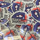 Image 2 of 3 Sheets "Cap Swag" Mirror Vinyl Sticker