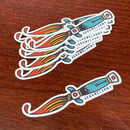 Image 3 of 3 Sheets "Enamel Army" Grunge Matte Sticker