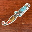 Image 1 of 3 Sheets "Enamel Army" Grunge Matte Sticker