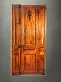 Image 1 of A Pair of 19th/20th C  French Walnut Carved Doors