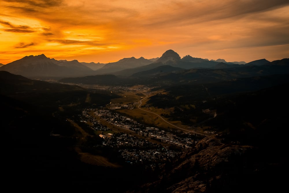 Image of Crowsnest Sunset