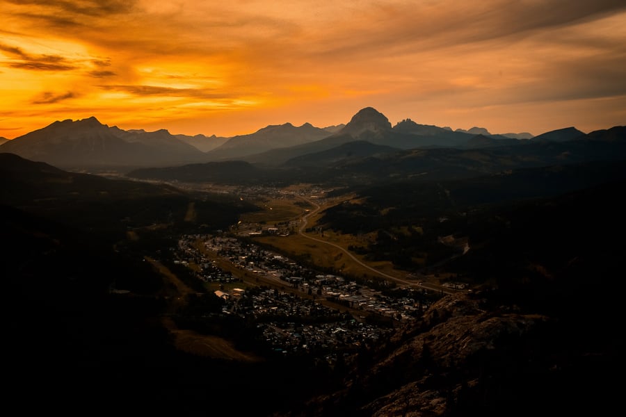 Image of Crowsnest Sunset