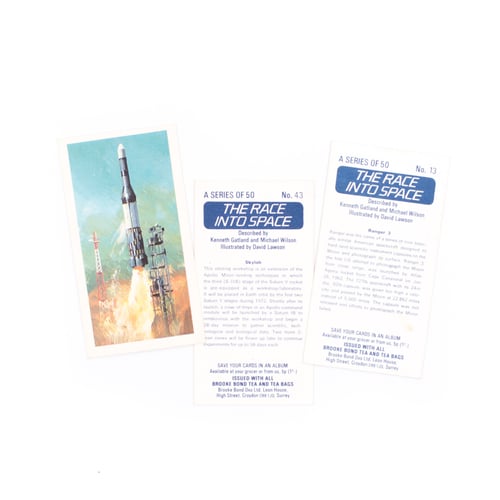 Image of Race Into Space Cigarette Cards - Set of 8 or Complete Set