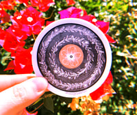 Floral Vinyl Record