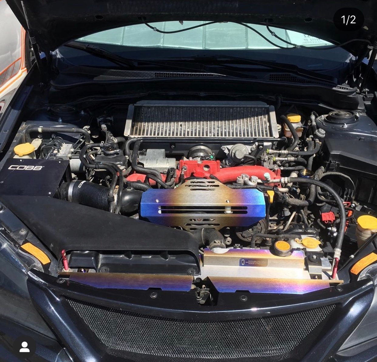 Subaru STI and WRX titanium oil cap for OEM plastic filler neck only ...