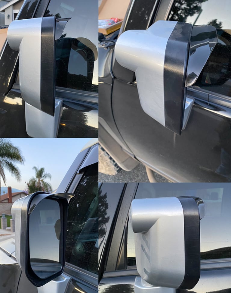 MF SPORTS - OVERLAND MIRROR VISORS - TOYOTA FJ CRUISER Image 3