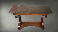 Image 2 of 19th C French Louis Philippe Console Table with Marble Top