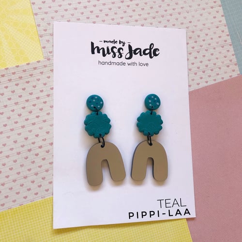 Image of Silver Pippi-Laa Earrings