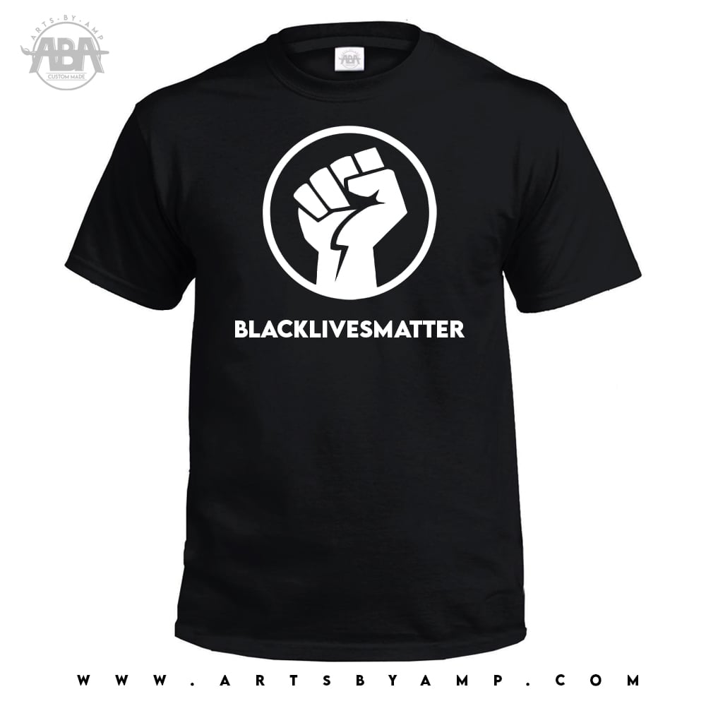 Black sales fist shirt