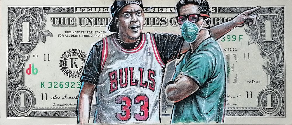 'Lockdown Counter Protest in Denver, Colorado' (on $1 Bill)