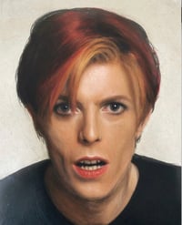 Image 1 of David Bowie Coloured Pencil Portrait (Gloss Print)
