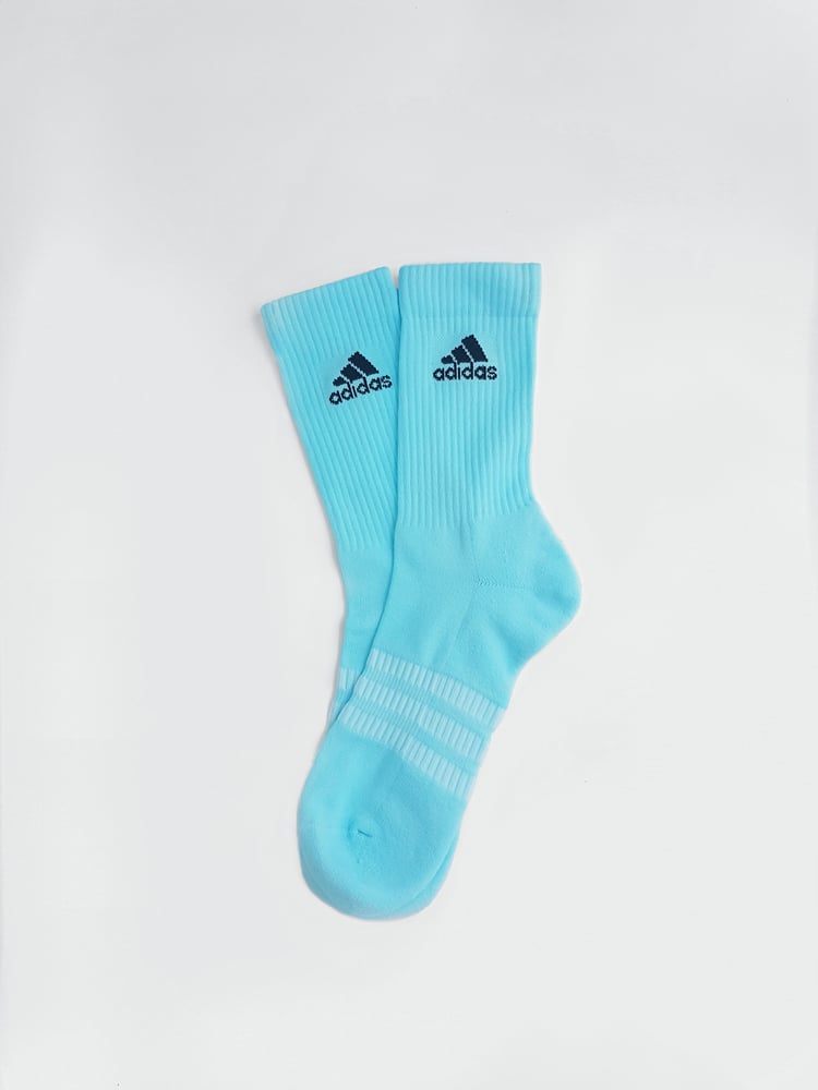 Image of Bahama Blue Adidas Socks