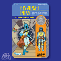 Image 1 of Vintage Collector - Animated Bounty Hunter Enamel Pin
