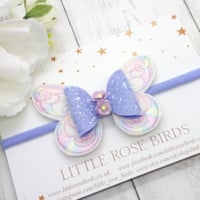 Image 1 of Lilac Pastel Butterfly Bow