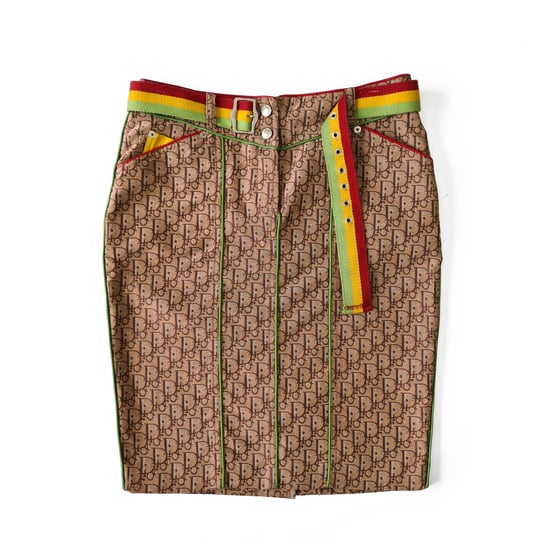 Image of Christian Dior Rasta Skirt