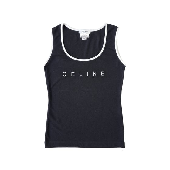 Image of Celine Logo Tank Top
