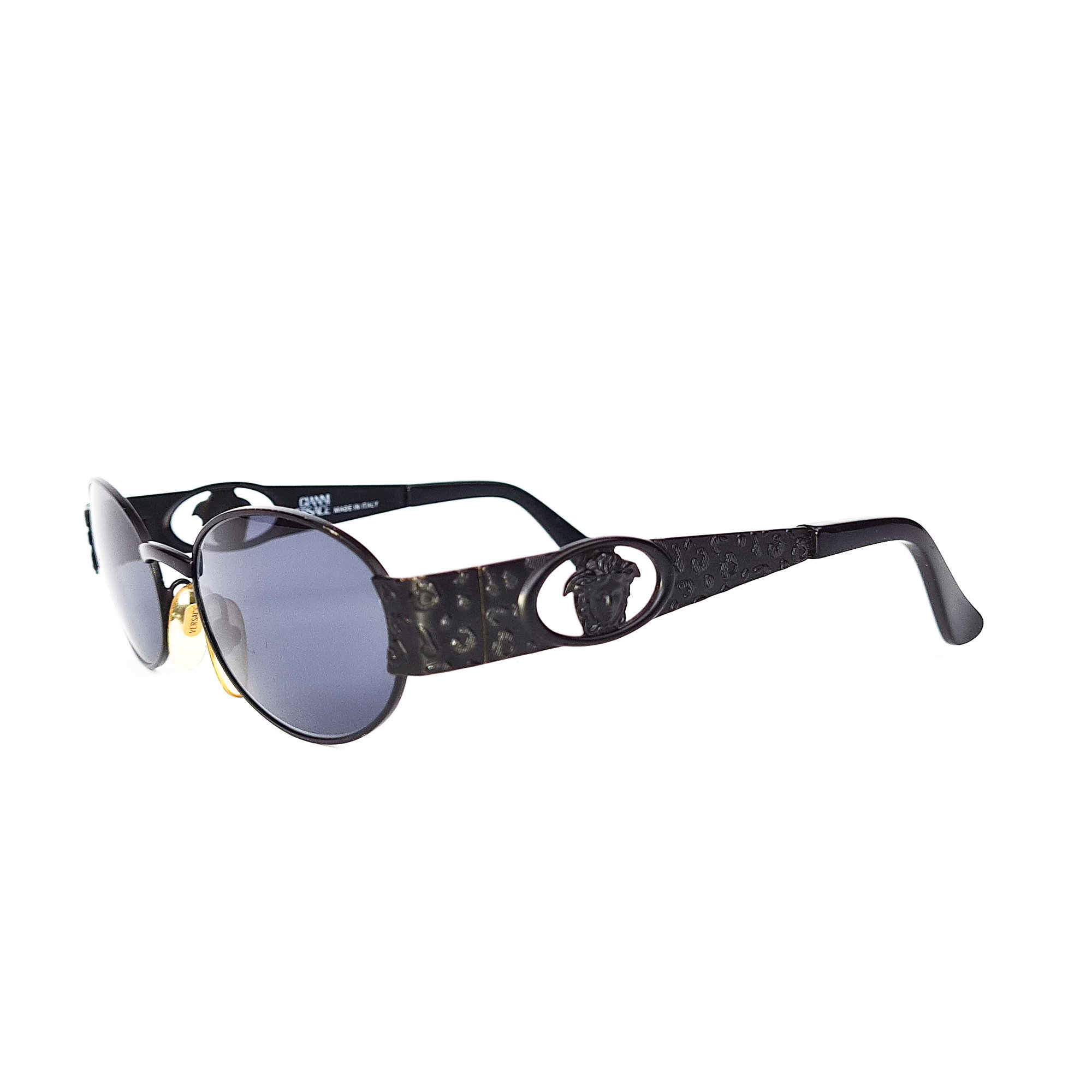 Image of Gianni Versace Black Medusa Sunglasses Mod.S50