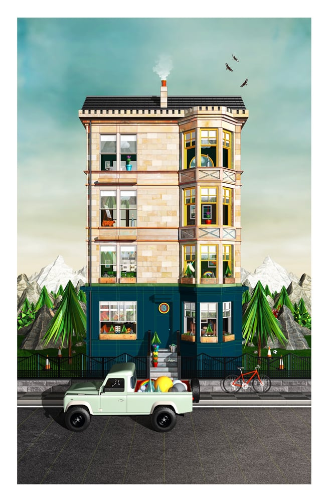 Image of 3 Highland Drive Scotland Art
