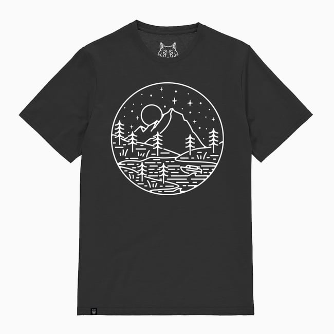 Lake Scene T-Shirt Organic Cotton