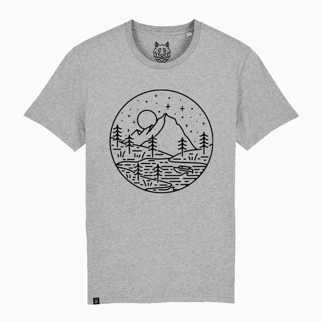 Lake Scene T-Shirt Organic Cotton