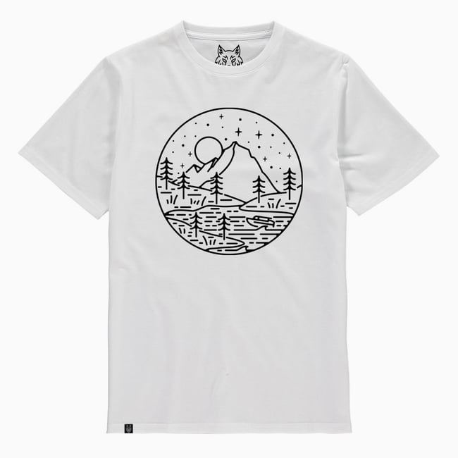 Lake Scene T-Shirt Organic Cotton