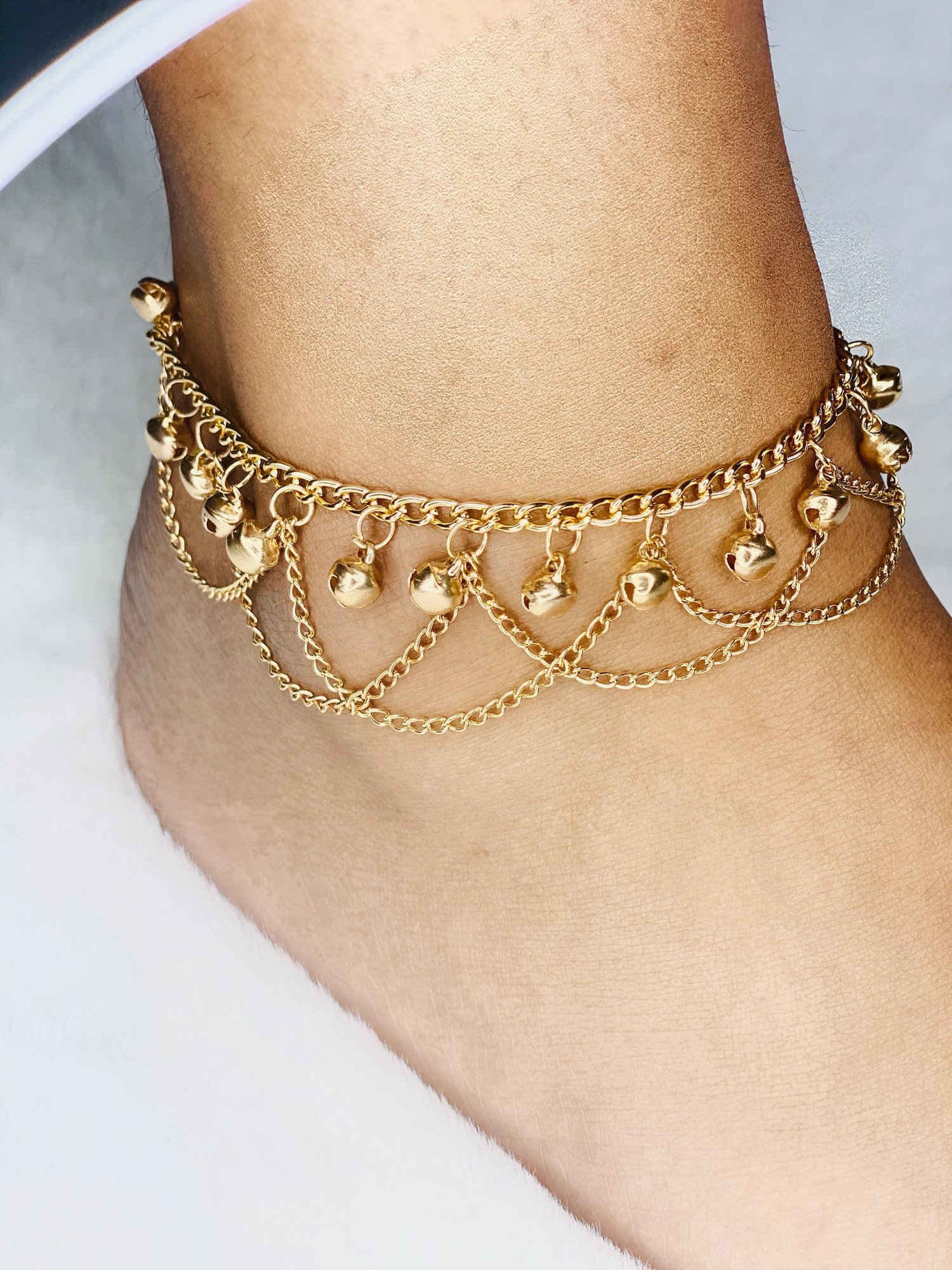 Image of Bell And Chain Anklets 
