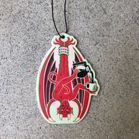 Image 1 of RR #116 Death By Coffee Hanging Coffee Air Freshener