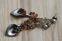 Image 4 of Fine Rustic Jewelry Lily of the Nile earrings a104