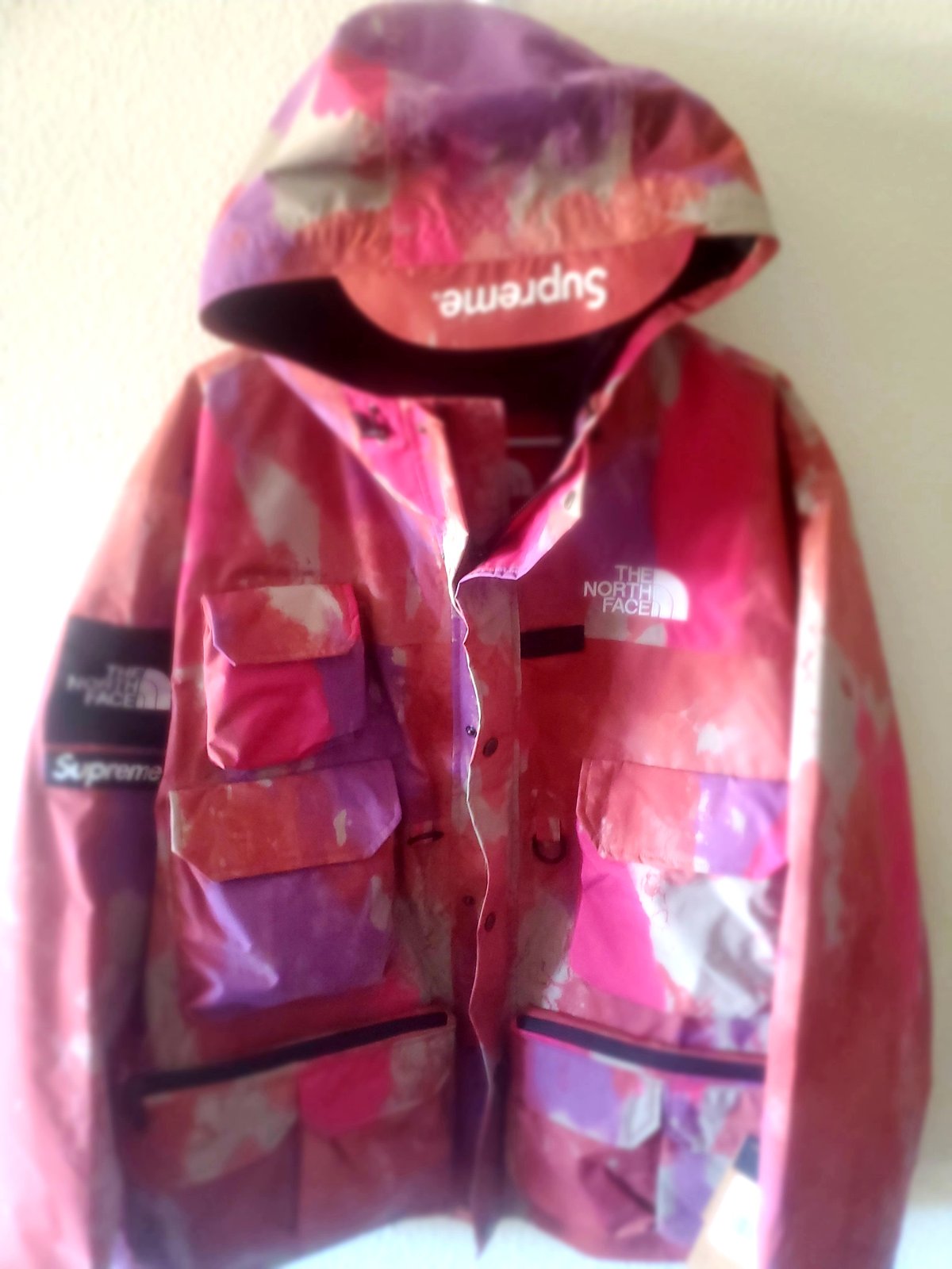 colorful north face jacket
