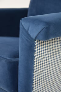Image 5 of Fauteuil Carré Bleu
