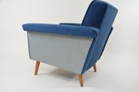 Image 3 of Fauteuil Carré Bleu