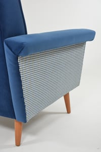 Image 4 of Fauteuil Carré Bleu