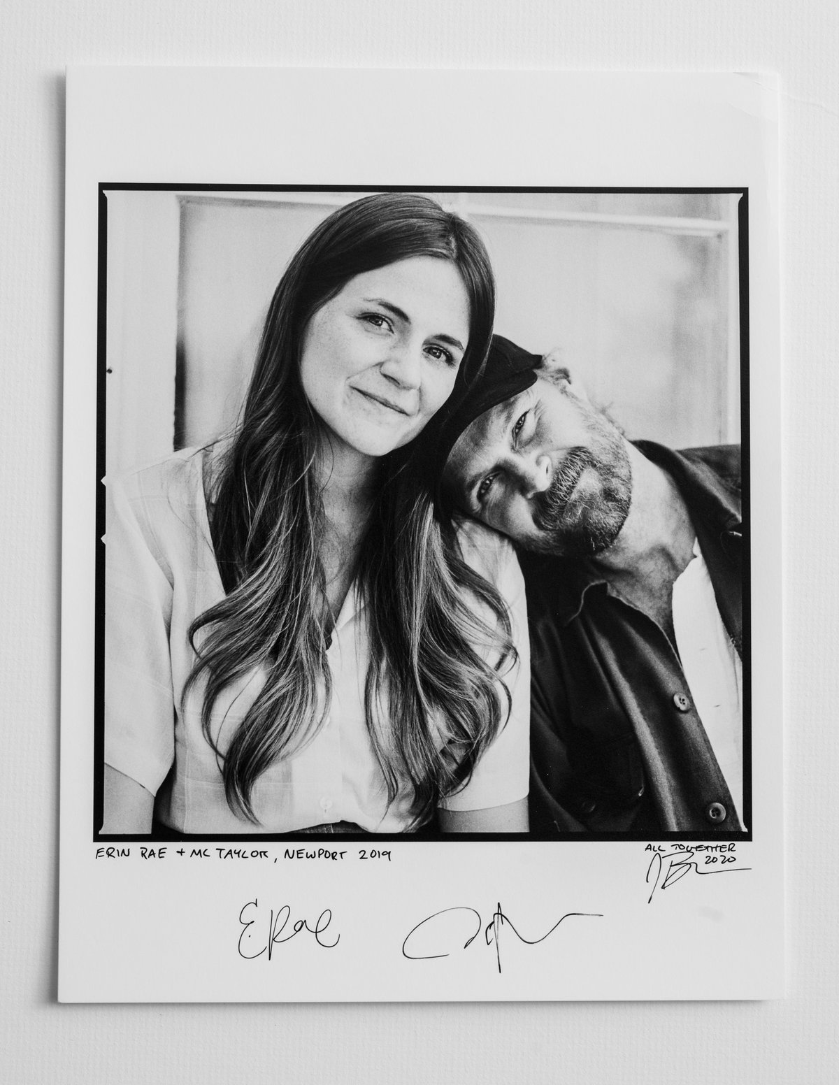 M. C. Taylor (Hiss Golden Messenger) and Erin Rae - SIGNED