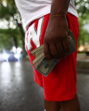 Image of Red FLAV shorts