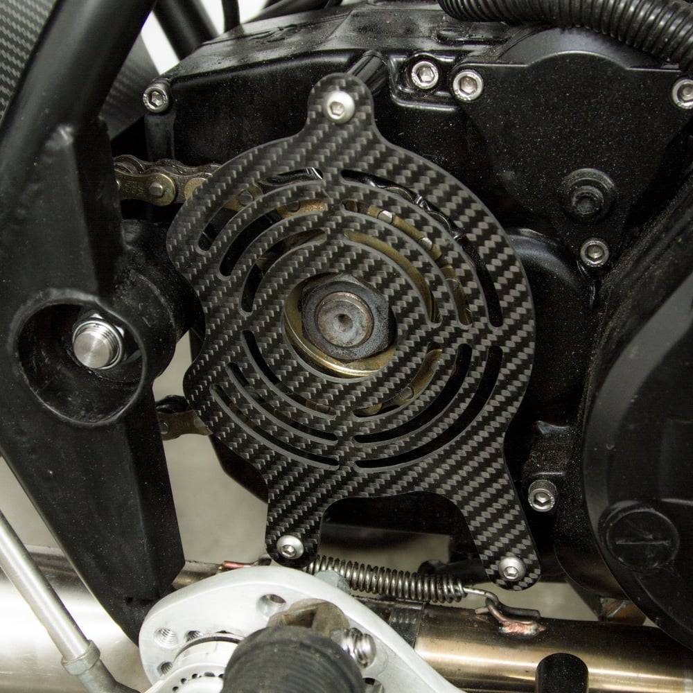 Carbon Rotax Sprocket Guard