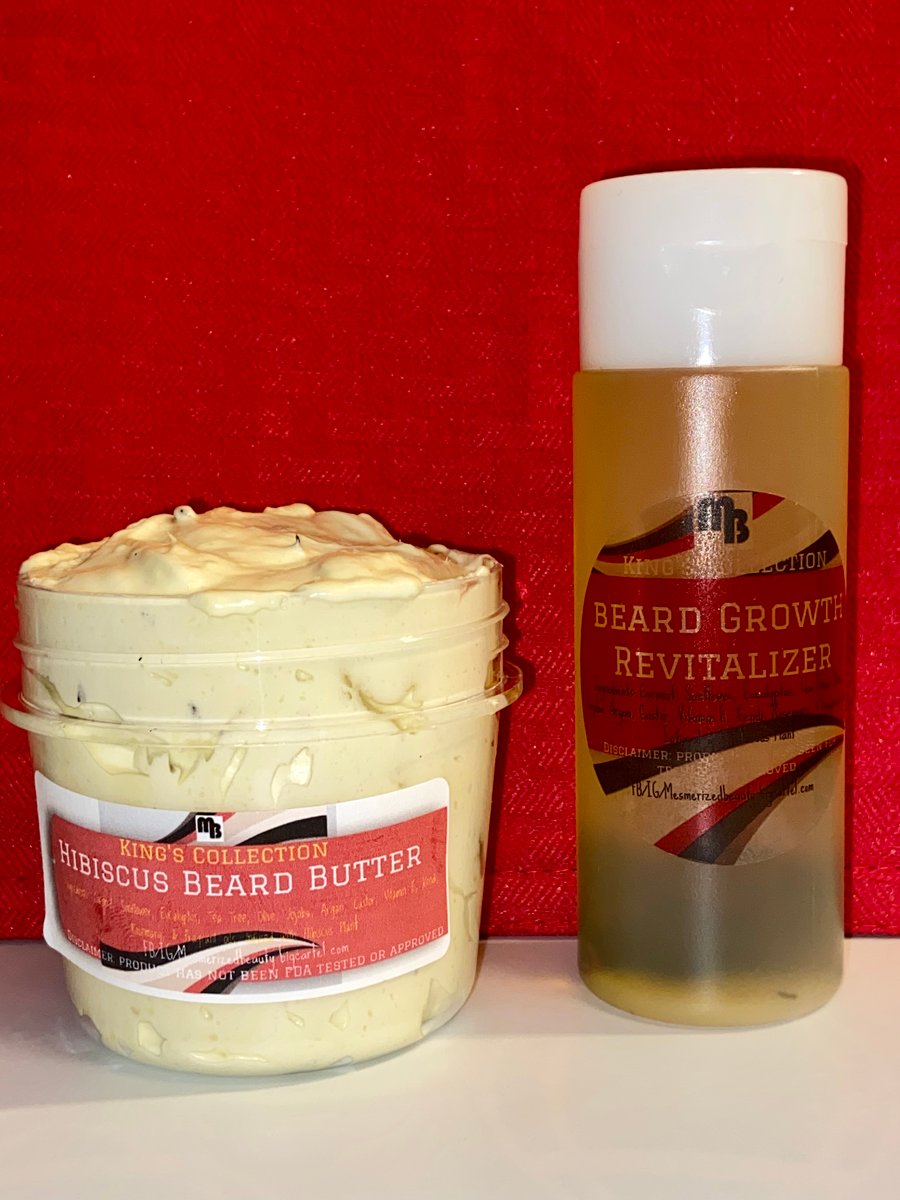 Image of King's Collection Beard Butter & Growth Oil Set 
