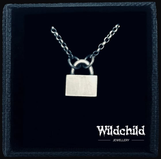 Image of Small Padlock Necklace