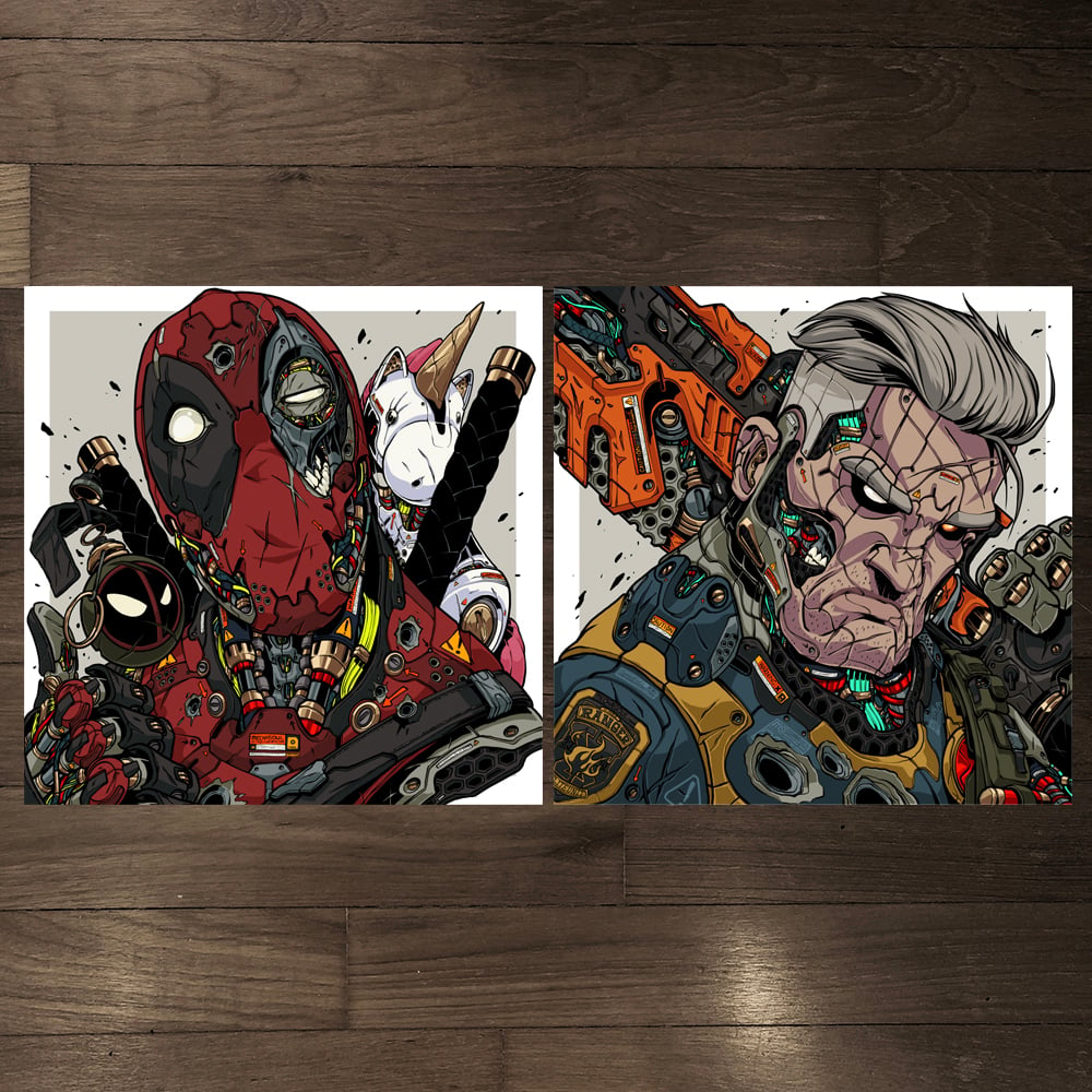 Image of MECHASOUL DEADPOOL + CABLE