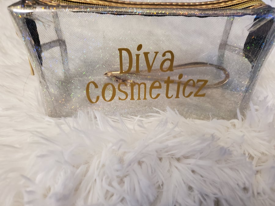 Image of DIVA COSMETICZ WATERPROOF GLAM MAKEUP POUCHES. 