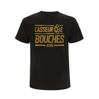 TEE-SHIRT NOIR - CASSEUR DE BOUCHES 