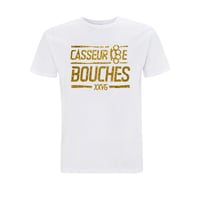 TEE-SHIRT BLANC - CASSEUR DE BOUCHES 